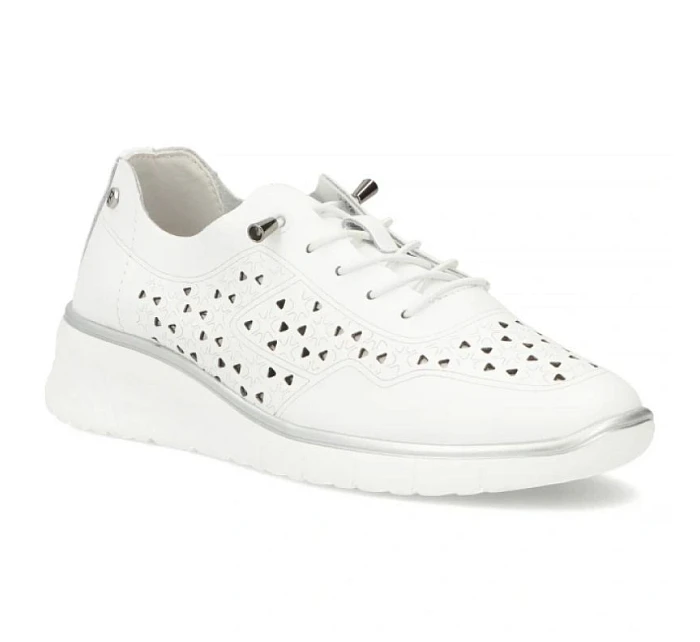 Dámské kožené ažurové polobotky Filippo model 22097348