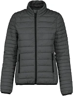 Kariban K 6121 Lehká dámská prošívaná bunda 20.6121 marl dark grey