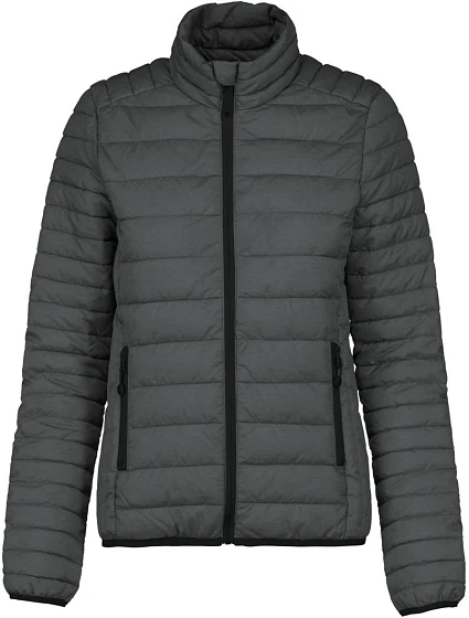 Kariban K 6121 Lehká dámská prošívaná bunda 20.6121 marl dark grey Kariban K 6121 Lehká dámská prošívaná bunda 20.6121 marl dark grey