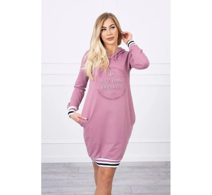 Tmavě růžové šaty Brooklyn