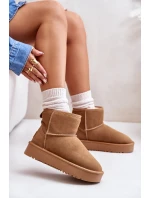 Dámské Semišové Sněhule Na Platformě Nad Kotníky Camel Rianaella Dámské Semišové Sněhule Na Platformě Nad Kotníky Camel Rianaella