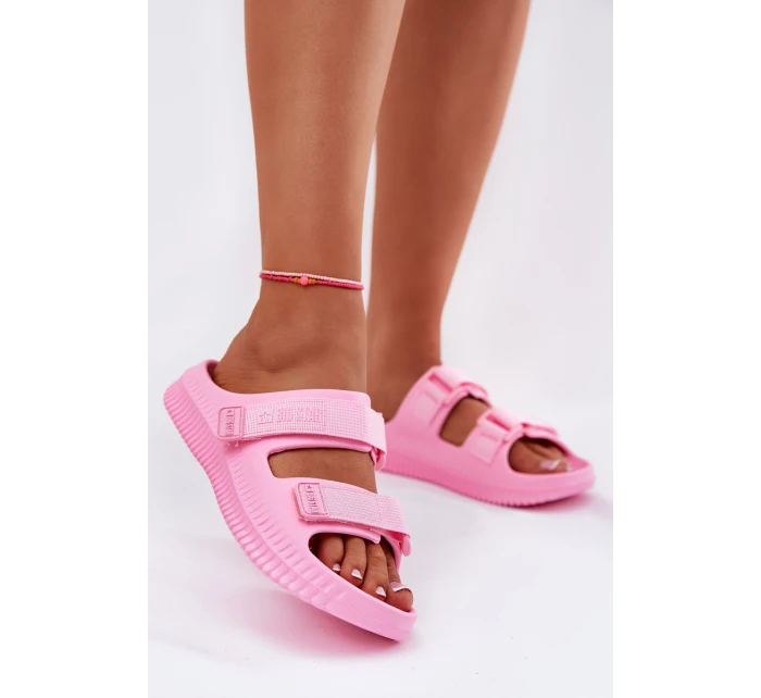 Dámské Pěnové Sandály Se Zipem Big Star Růžové model 21695310 - Big Star Shoes Dámské Pěnové Sandály Se Zipem Big Star Růžové model 21695310 - Big Star Shoes