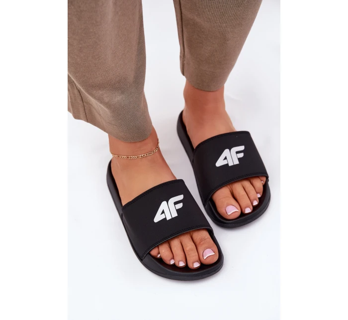 Dámské Pantofle Černé model 21695508 - 4F Dámské Pantofle Černé model 21695508 - 4F