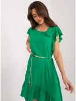 DHJ SK 8921 šaty.98 zelená