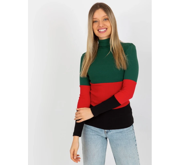 Dámská halenka RV BZ 8465 1.93P tmavě zelená - FPrice