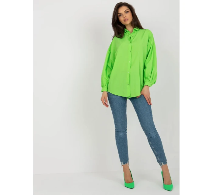 Koszula TO KS model 18484301 jasny zielony - FPrice Koszula TO KS model 18484301 jasny zielony - FPrice