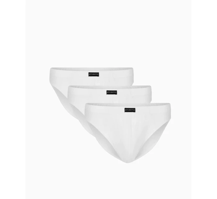 Pánské slipy ATLANTIC Sport 3Pack - bílé