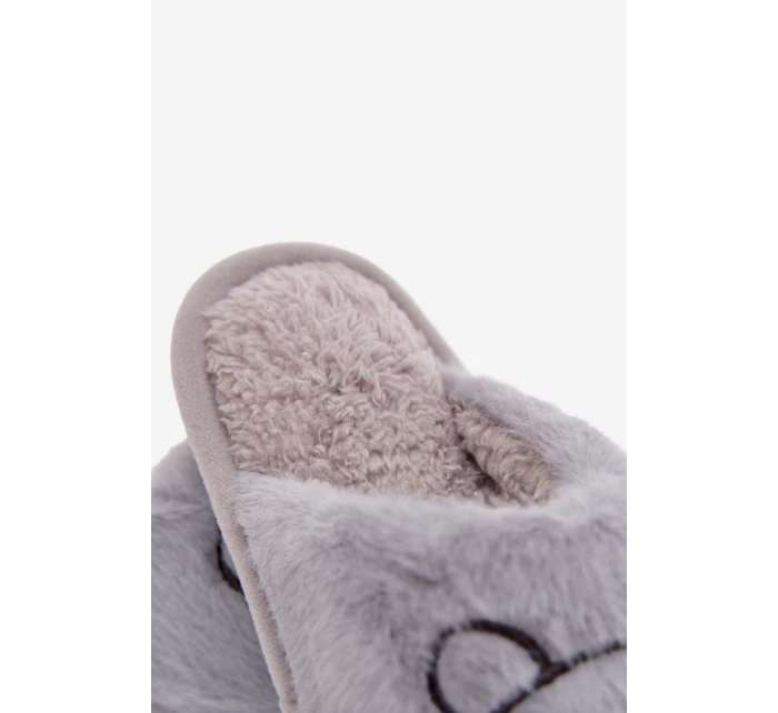 Dětské bačkory s kožíškem – modré Norene Dětské bačkory s kožíškem – modré Norene