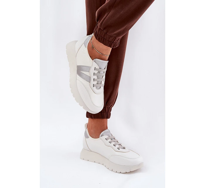 Dámské sportovní boty 58510 bílé - Vinceza