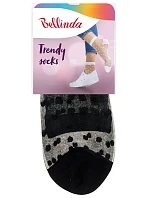 Módní silonkové ponožky s puntíky TRENDY SOCKS - BELLINDA - černá