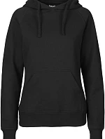 Neutral O 83101 Dámská mikina s kapucí z bio bavlny 77.8311 black