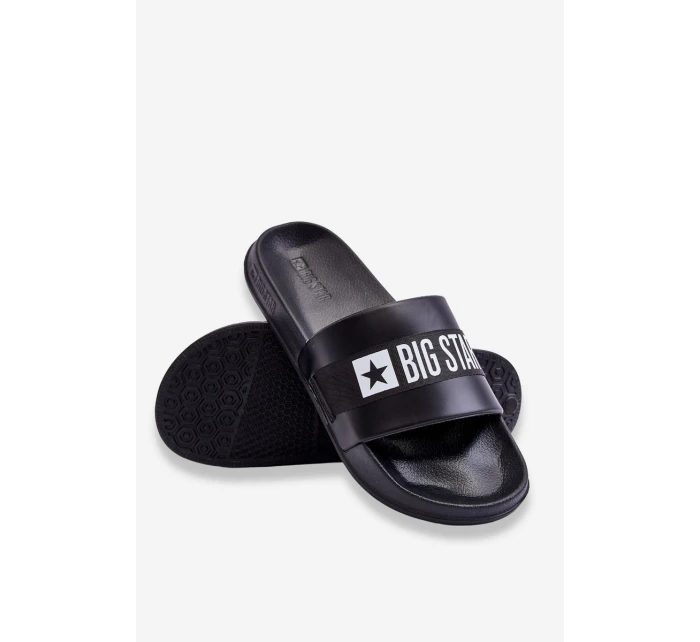 Mužské klasické žabky Big Star LL174458 Khaki