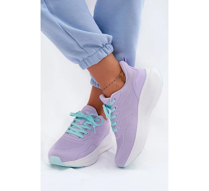 Dámské sportovní boty na platformě Levandulové Gelirae Dámské sportovní boty na platformě Levandulové Gelirae