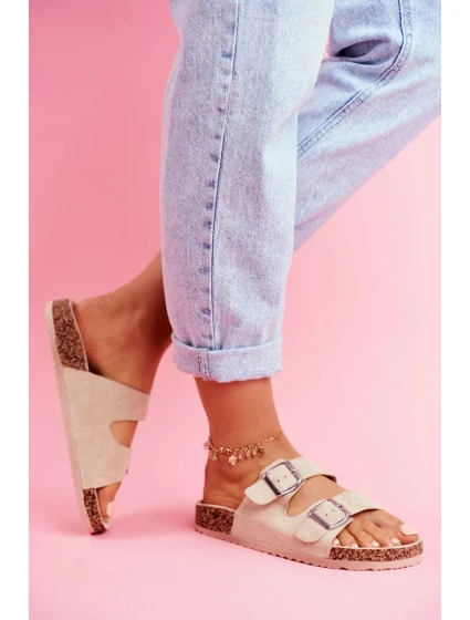 Dámské Nazouváky Béžové Si Senor