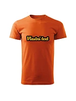 Personalizované pánské tričko s obrysem