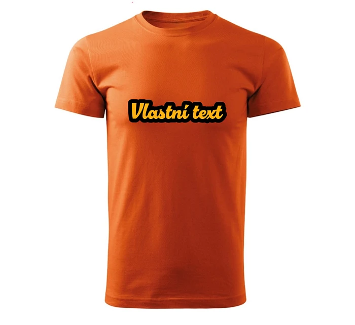 Personalizované pánské tričko s obrysem