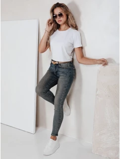 Dámské úzké džíny s vysokým pasem modré model 21992675 - Dstreet