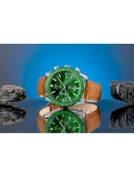 Pánské hodinky Giewont Chronograph Sapphire Brown Green GW8720-A3