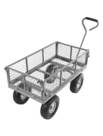 ZAHRADNÍ VOZÍK S PŘÍVĚSEM NA KOLEČKÁCH 270 KG