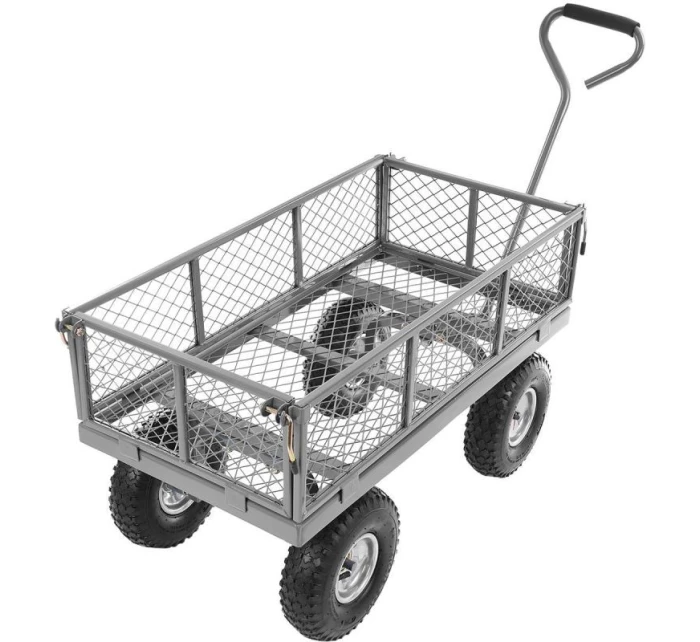 ZAHRADNÍ VOZÍK S PŘÍVĚSEM NA KOLEČKÁCH 270 KG