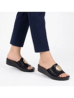 Dámské žabky na platformě černé model 22072426 - Potocki