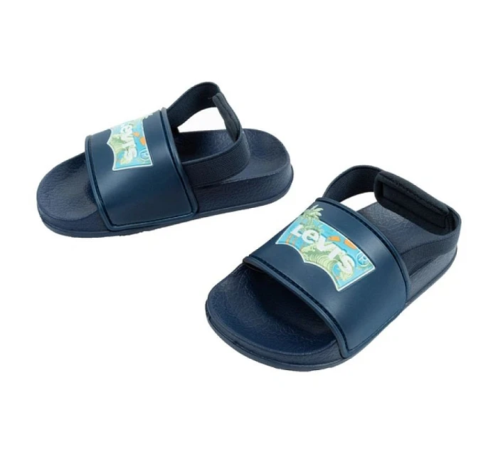 Dětské žabky Levi's Pool S Mini chlapecké model 22088601 modré dětské sandály - Hikvision