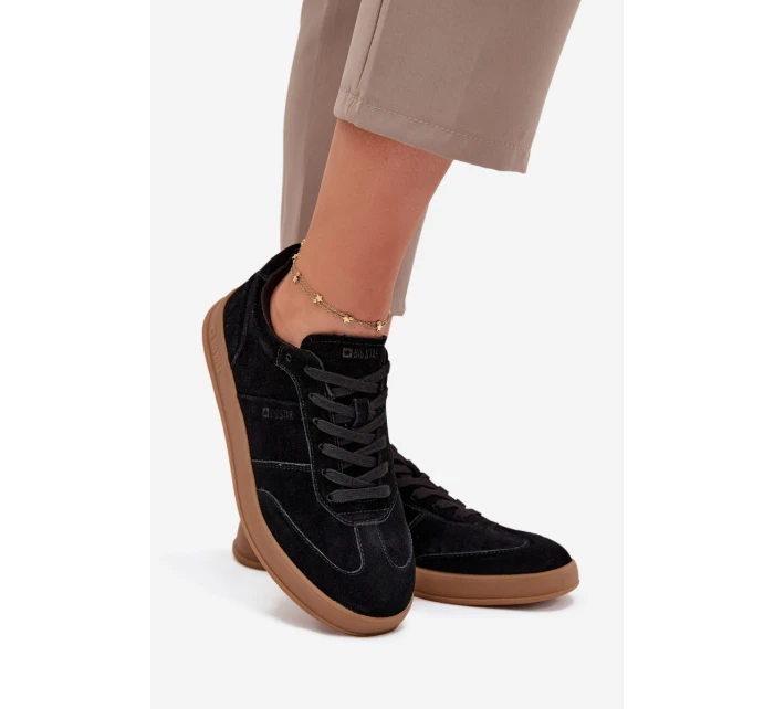 Dámské Semišové Tenisky Big Star model 21705765 HIPOLY SYSTEM Černé - Big Star Shoes Dámské Semišové Tenisky Big Star model 21705765 HIPOLY SYSTEM Černé - Big Star Shoes