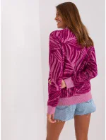 Sweter AT SW model 18895601 fioletowy - FPrice Sweter AT SW model 18895601 fioletowy - FPrice