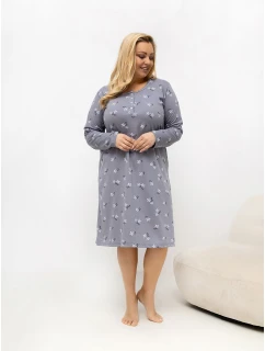 DU KN noční košile FP 606.09 tmavě šedá