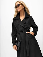 Płaszcz MI PL model 22319365 czarny - FPrice Płaszcz MI PL model 22319365 czarny - FPrice