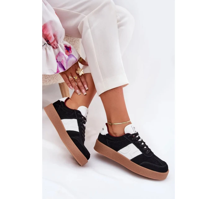 Dámské semišové tenisky Daniel Lopez Just Dare – černé Dámské semišové tenisky Daniel Lopez Just Dare – černé