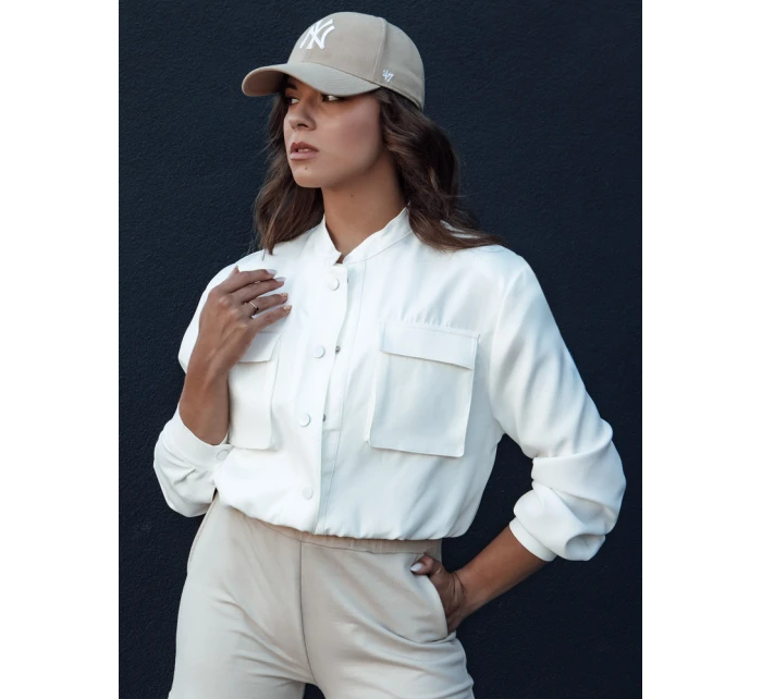 Dámská bunda bomber bílá Dstreet model 21975869 - FashionStreet