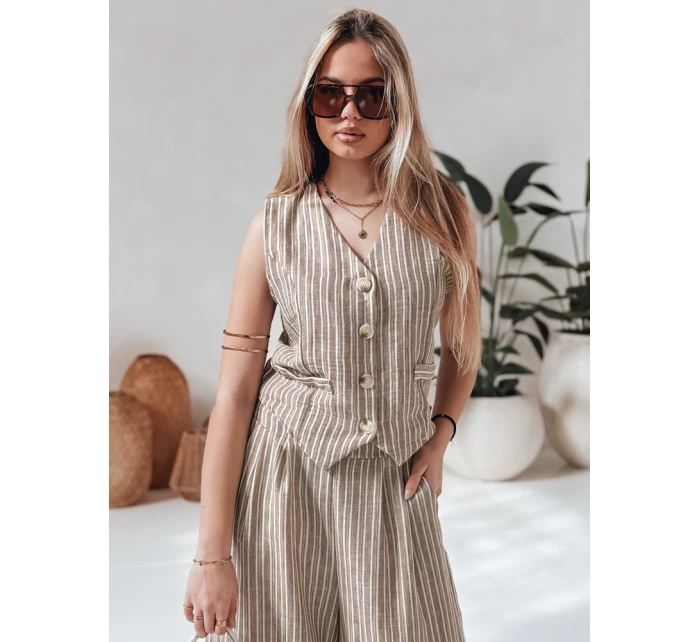 Dámská vesta hnědá Dstreet model 21988970 - FashionStreet