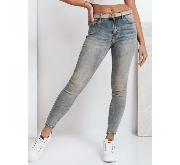 Dámské úzké push up džíny modré FashionStreet UY2796