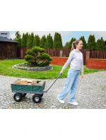 ZAHRADNÍ VOZÍK S PŘÍVĚSEM NA KOLEČKÁCH 270 KG
