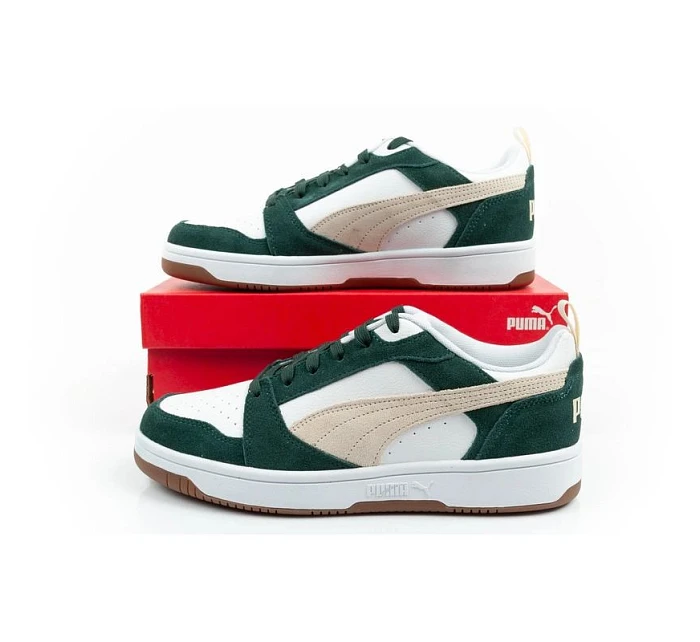 Sportovní obuv Puma pánské tenisky Rebound v6 fashionable comfortable white green Sportovní obuv Puma pánské tenisky Rebound v6 fashionable comfortable white green