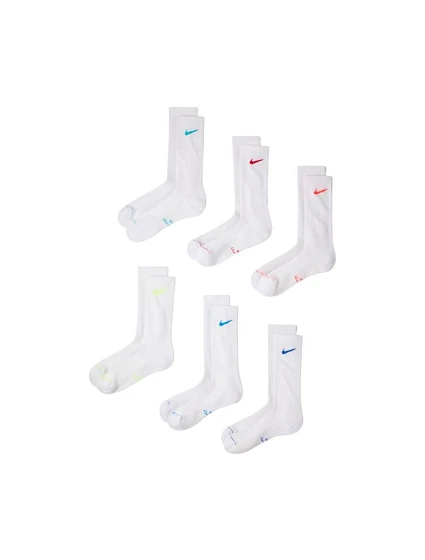 Nike Everyday Elevated ponožky 6 párů bílé HQ8021 906 Nike Everyday Elevated ponožky 6 párů bílé HQ8021 906