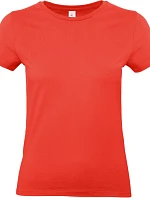 B&C #E190 /women Dámské tričko z těžké bavlny 01.004T sunset orange