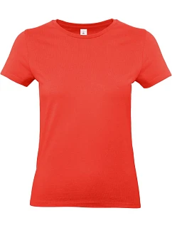 B&C #E190 /women Dámské tričko z těžké bavlny 01.004T sunset orange