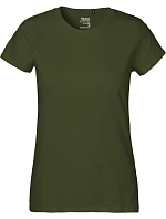 Neutral O 80001 Dámské tričko z těžké bio bavlny 77.8001 military Neutral O 80001 Dámské tričko z těžké bio bavlny 77.8001 military