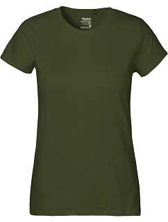 Neutral O 80001 Dámské tričko z těžké bio bavlny 77.8001 military