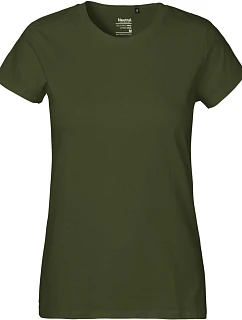 O Dámské tričko z těžké bio bavlny military model 22505412 - Neutral