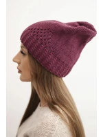 Čepice s rolováním Magda K293 camel