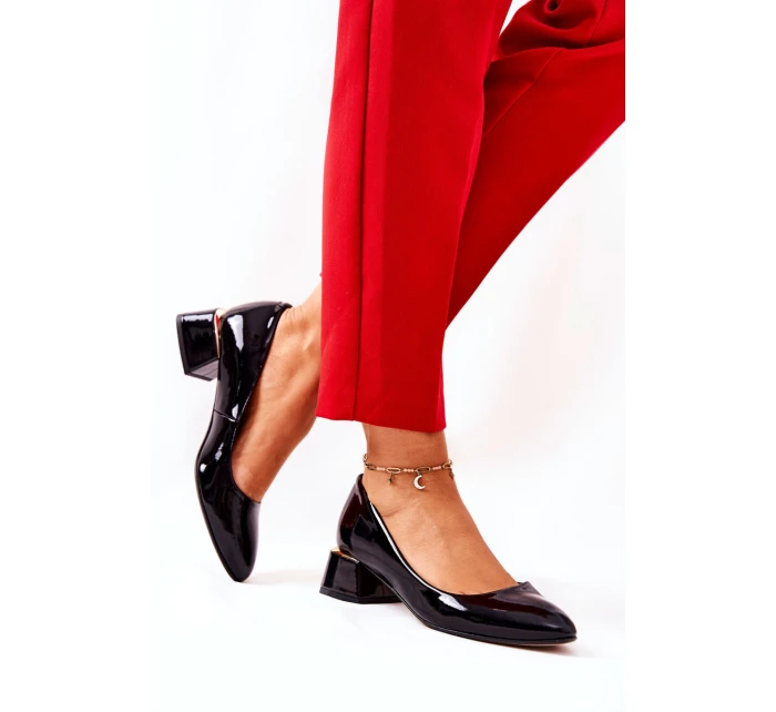 Lakované lodičky Lewski model 21571509 Černé - Boto