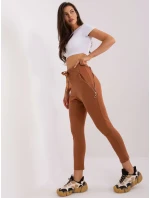 EM DR HW 20 389 teplákové kalhoty.36 světle hnědá EM DR HW 20 389 teplákové kalhoty.36 světle hnědá