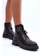 Dámské Pracovní Boty S Dekorací, Černá Toye Dámské Pracovní Boty S Dekorací, Černá Toye