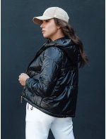 Dámská přechodná bunda s kapucí ARON černá FashionStreet TY4412