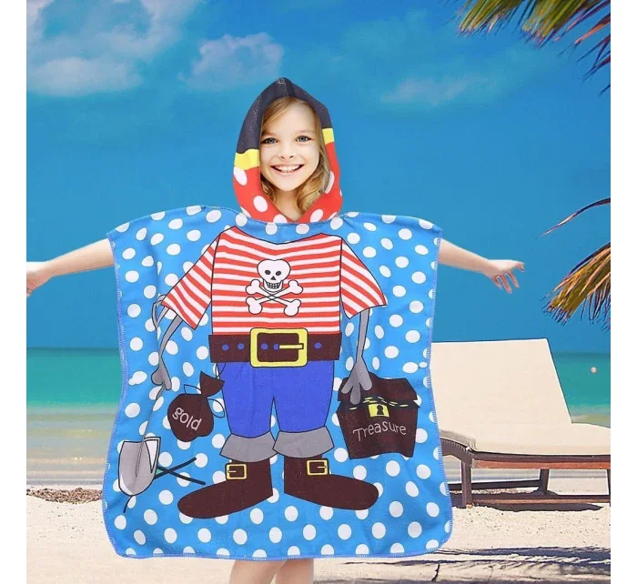 dětské plážové pončo s kapucí model 20965682 - Cotton World dětské plážové pončo s kapucí model 20965682 - Cotton World