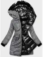 METALICZNA KURTKA DWUSTRONNA DAMSKA CZARNA model 21244080 - S'WEST METALICZNA KURTKA DWUSTRONNA DAMSKA CZARNA model 21244080 - S'WEST