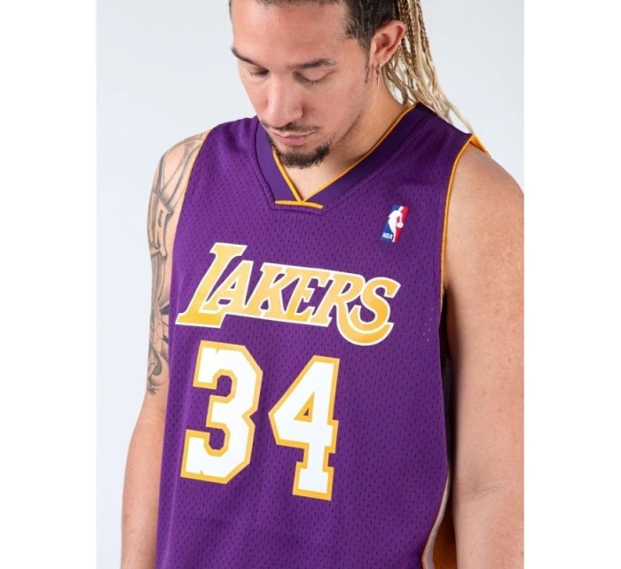 Mitchell & Ness Los Angeles Lakers NBA Swingman Jersey Lakers 99-00 Shaquille O`Neal SMJYGS18447-LALPURP99SON pánské oblečení Mitchell & Ness Los Angeles Lakers NBA Swingman Jersey Lakers 99-00 Shaquille O`Neal SMJYGS18447-LALPURP99SON pánské oblečení